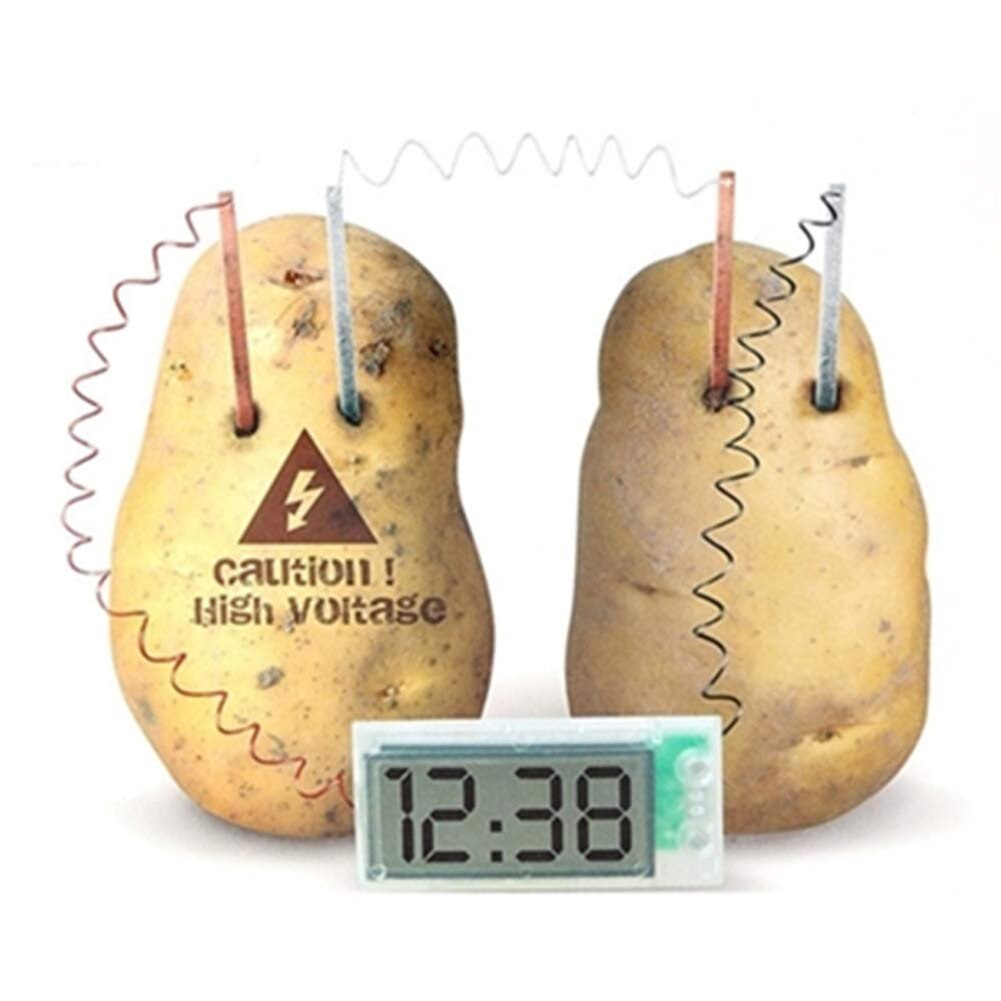 Pedagogisk potatis klocka timer miljöskydd diy-teknik liten produktion fysisk experimentutrustning