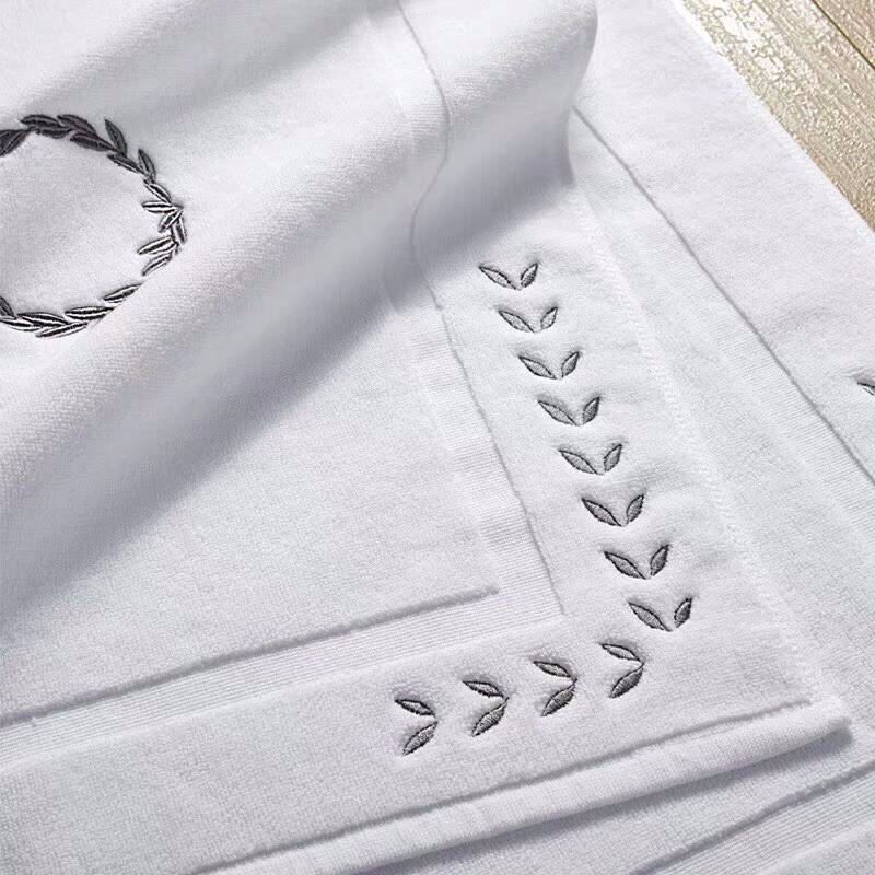 100%  bomull hotell hem golv handduk matta jaquard halkfri matta bad matta badrum handdukar vattenabsorberande steg mat pad