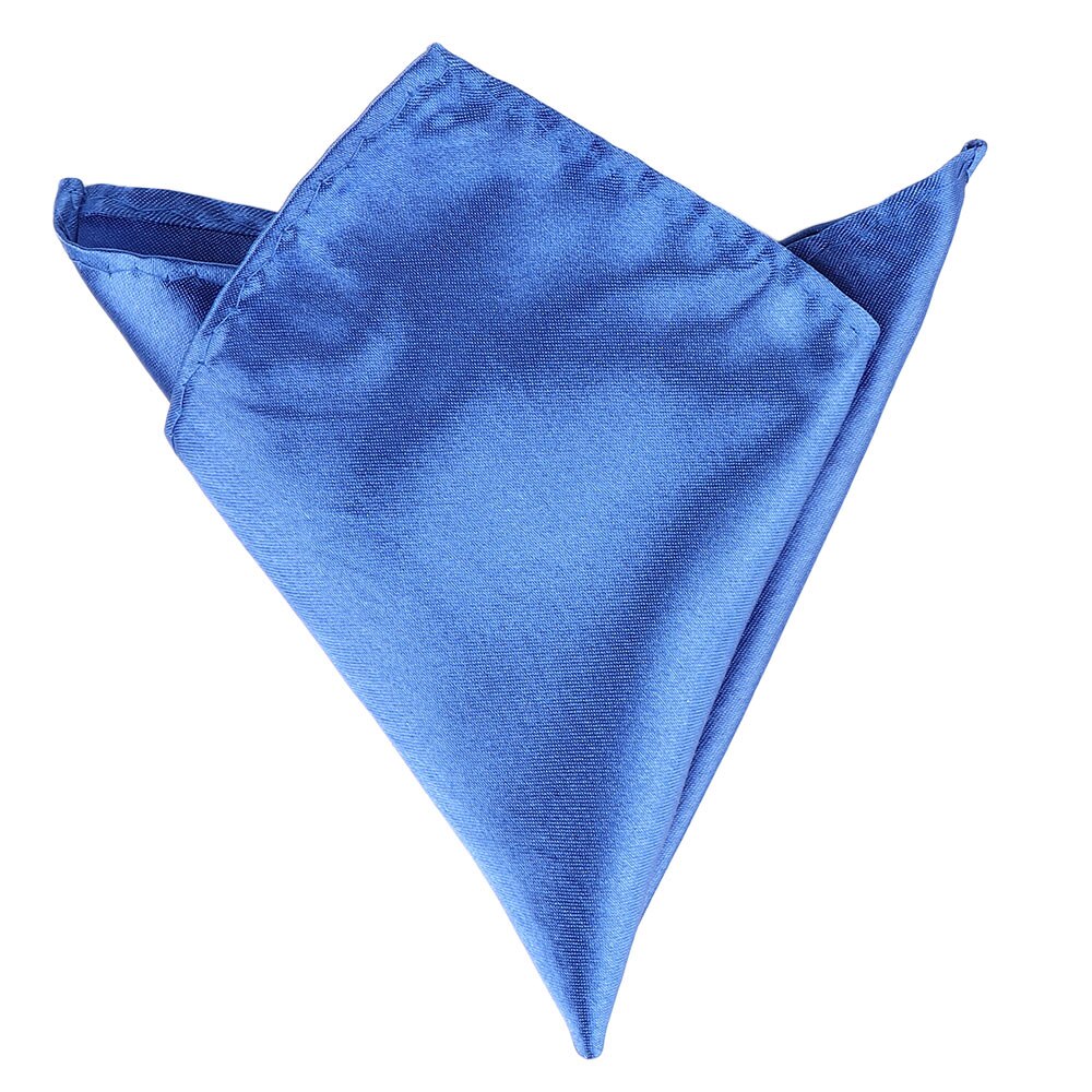 Écharpe carrée noire rouge bleu | Costume blanc homme, accessoires serviette de poche pour Banquet de mariage anniversaire: royal blue