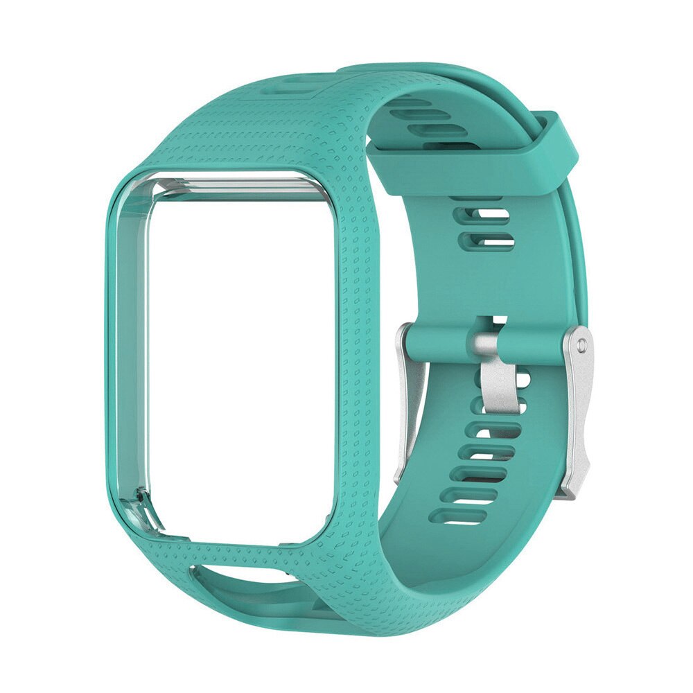 Correa de muñeca para TomTom 2 3 Runner, repuesto de pulsera de música suave, correa de reloj, correa de silicona, accesorio de pulsera de reloj: Teal