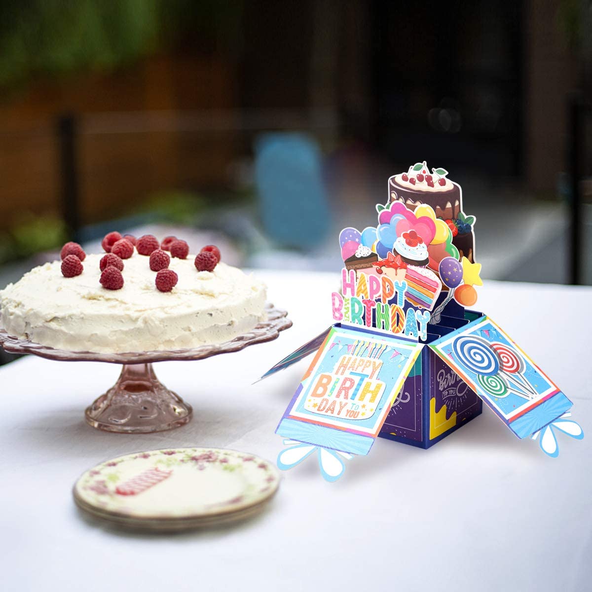 3D Birthday Pop Up Card, Happy Birthday Card, Baby Baptism Card, Birthday Greeting Card, Handmade Pop Up Birthday Card - For Kid