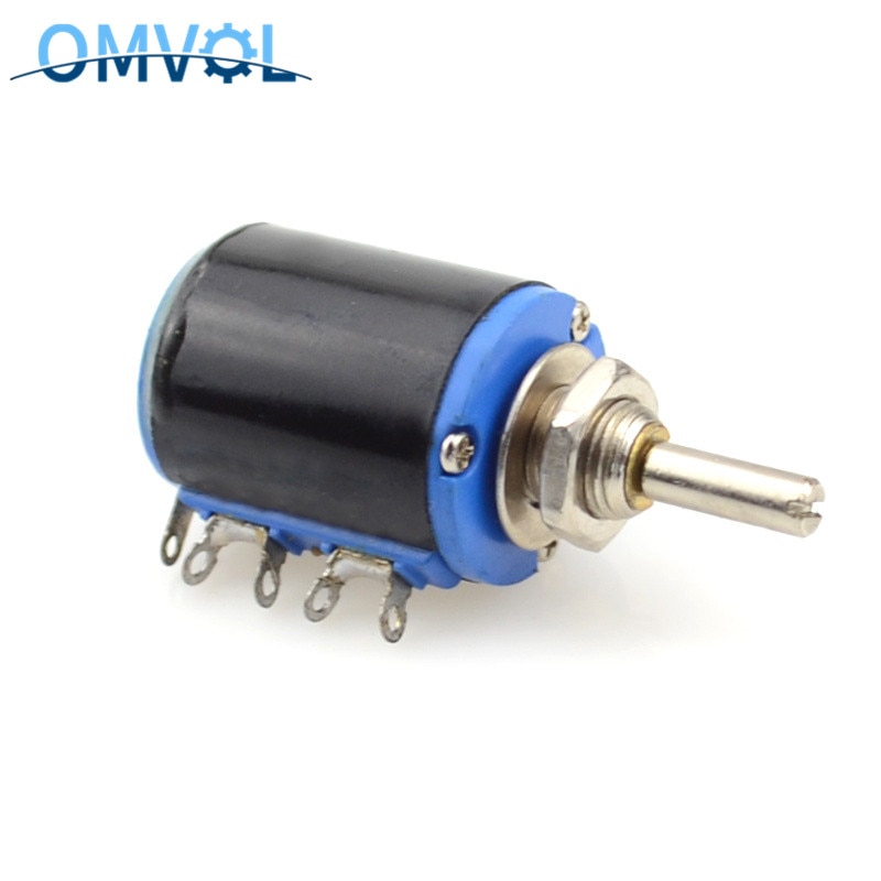 Wxd 3-12 100 220 470 1k 2 k 2 4 k 7 10k 22 k 47k ohm 100r 220r 470r 2.2k 3.3k 4.7k wxd 3-12 trådlindad potentiometer