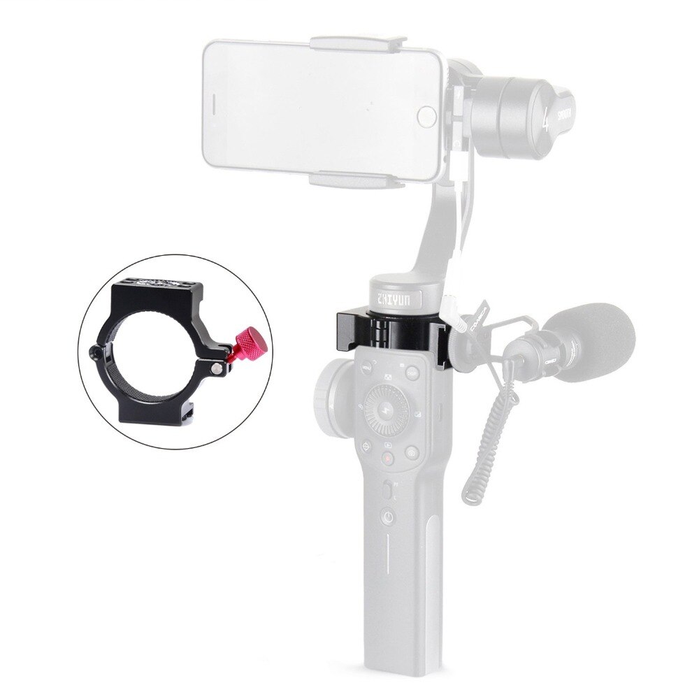 Eachshot 4- ring-blitzschuhadapterring für zhiyun smooth 4,, zubehör für zhiyun smooth 4, anwendbar auf rode gimbal-mikrofone