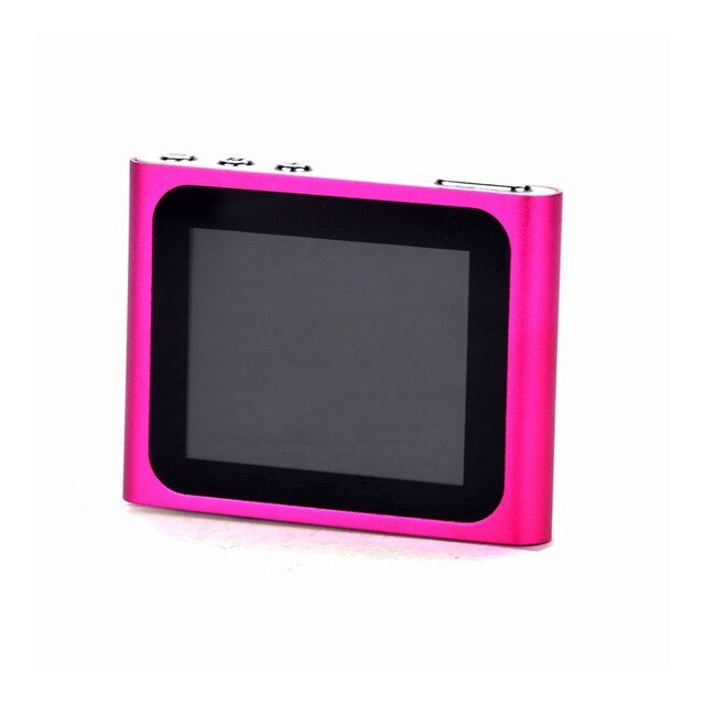 1.8" Screen MP4 Player Multi Lanuages Support TF Card Music AMV Mp4 Player Recorder FM Radio Photo Review E-book: Red