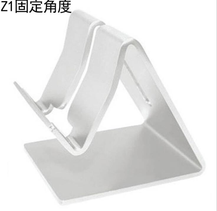 Universele desktop tablet stand, schokbestendig metalen telefoon houder, duurzaam aluminium mobiele telefoon houder, telefoon stand: Zilver