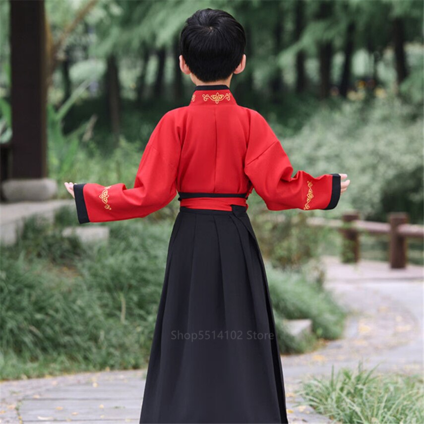 Traditional Costumes Kids Japanese Style Kimono Girls Boys Clothing Yukata Samurai Costume Crane Haori Robe Party Ancient