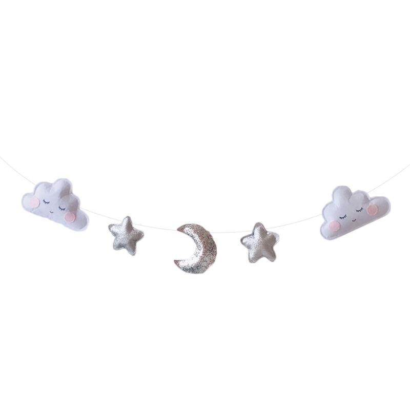 Schattige Beer Cloud Boom Opknoping Hanger Kinderen Kinderkamer Props Decoratieve Ornamenten Voor Zuigelingen Baby Fotografie Prop: 10