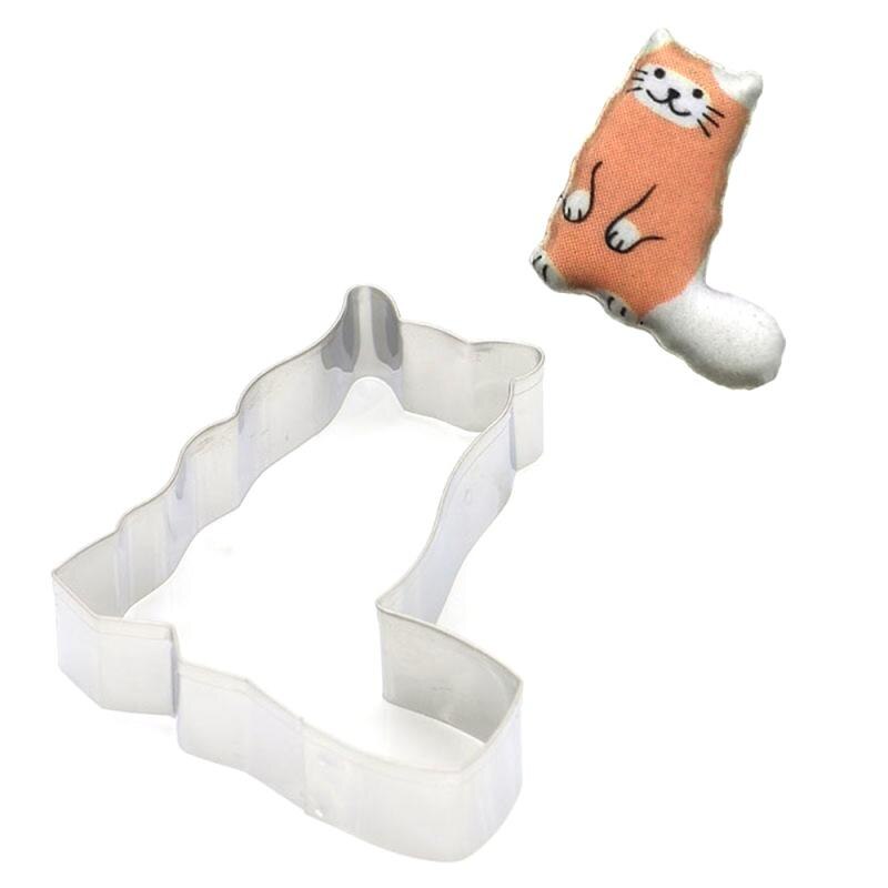 Kitchen Cookie Cutter Cat Shaped Aluminum Mold Sugarcraft Cake Biscuits Pastry Baking Cutter Mold Cake Decorating Tools: B