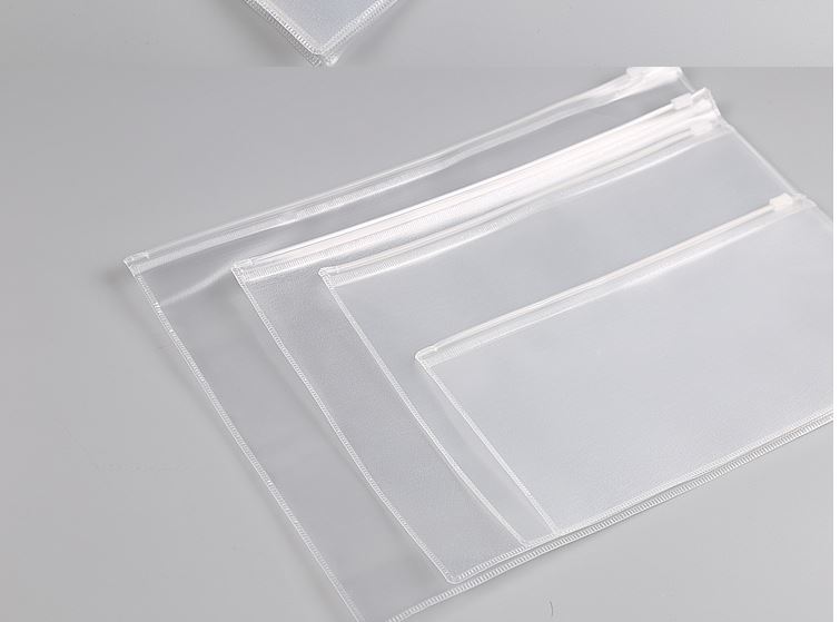 PVC A4 B5 A5 A6 Zipper Bag File Bag