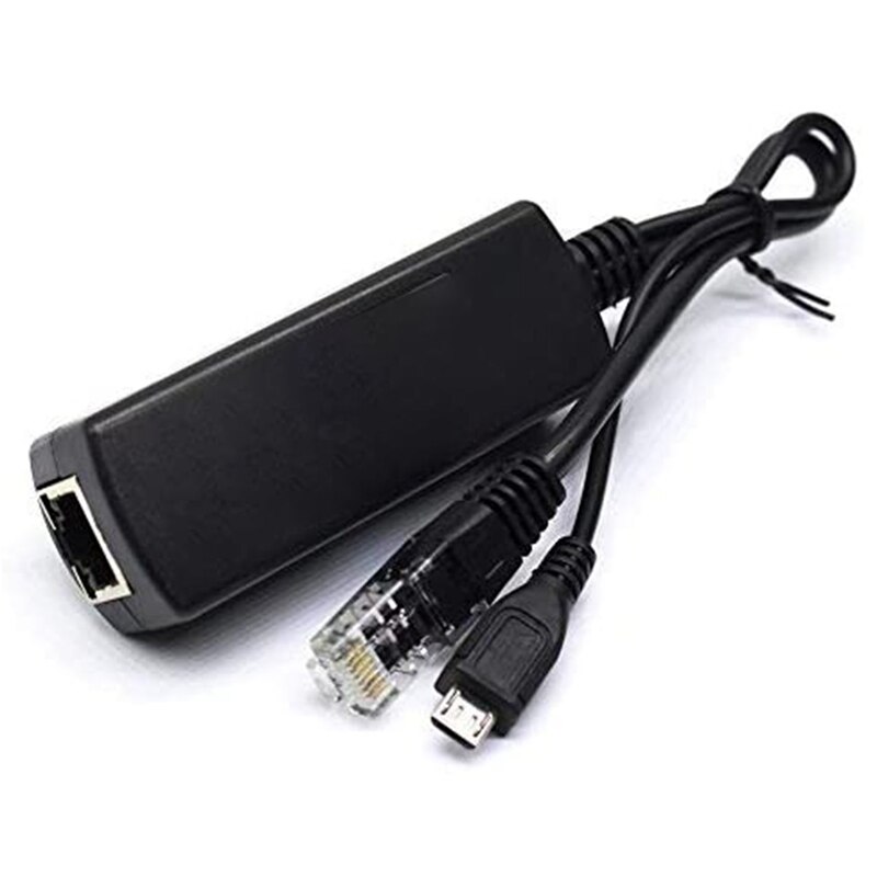 Micro-USB POE Splitter 48V to 5V2A/3A Mini USB Power Supply National Standard with Smart Phone Charging