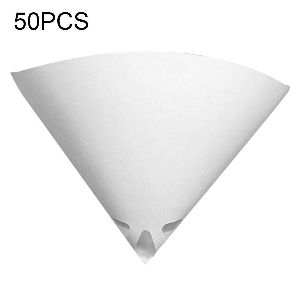 50 Stuks Paper Verfzeefjes Papier Verf Conische Theepot Zeef Verf Cone Tool Trechter Mesh Filter P3J7: Default Title