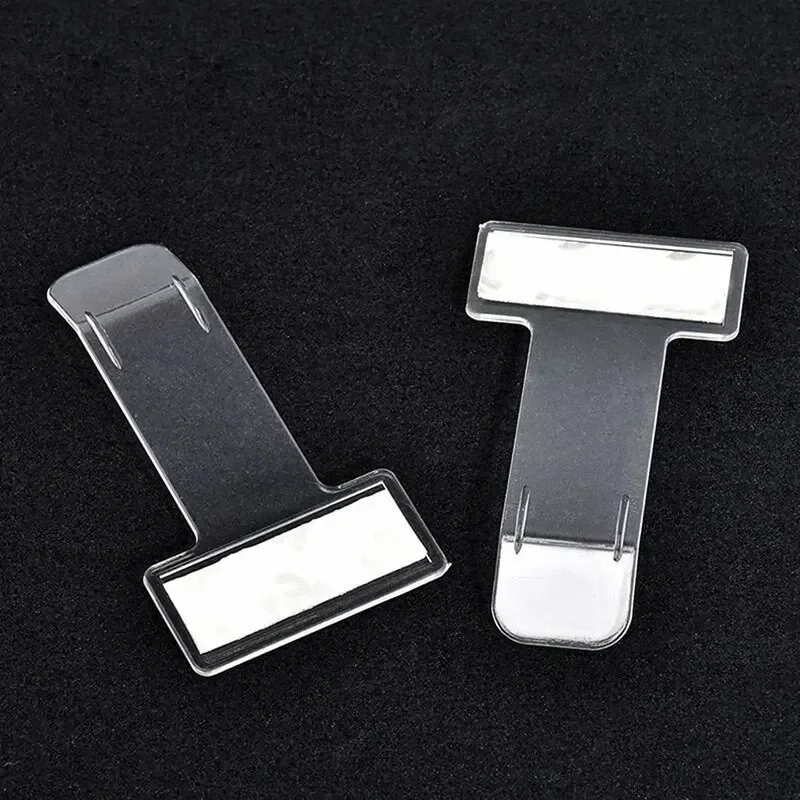Car Styling Parking Ticket Holder Fastener Card Holder Invoice Receipt Mounting Fastener Plastic Organizer Windshield Sticker