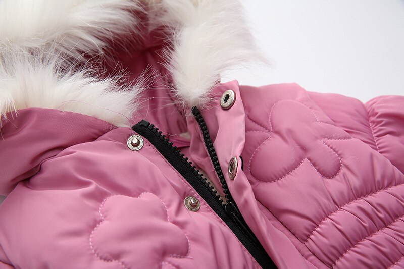 Dikker Fluwelen Warme Meisjes Jas Winter Katoen Lange Stijl Hooded Jassen Voor Meisjes Kinderen Bovenkleding Kerstcadeau Jongens Kleding