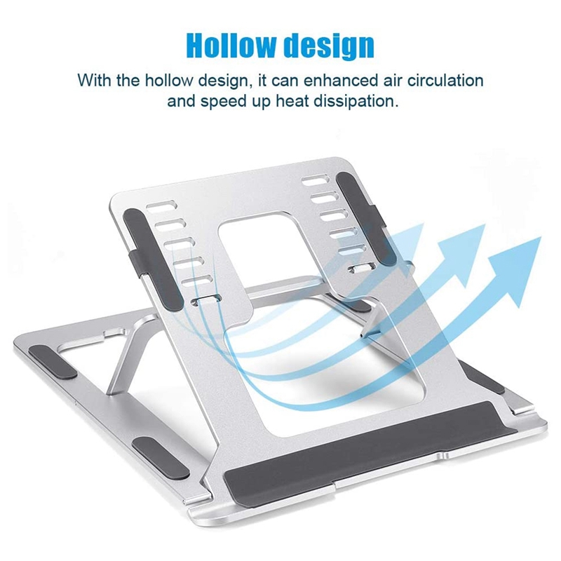 Laptop Stand Verstelbare Voor Bureau, Draagbare Ergonomische Laptop Riser Stand Voor 15 Inch Laptop, Windows &amp; Mac Apparaten