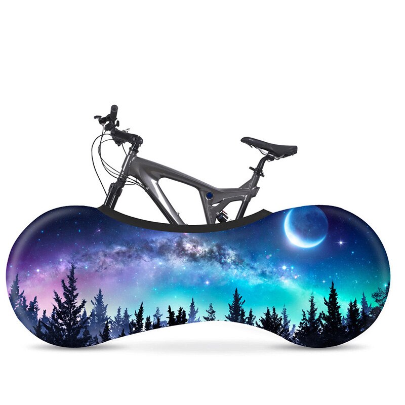 Hssee moon-serien cykeldæksel elastisk mælkesilke indendørs cykeldæk støvdæksel cykeltilbehør: 9