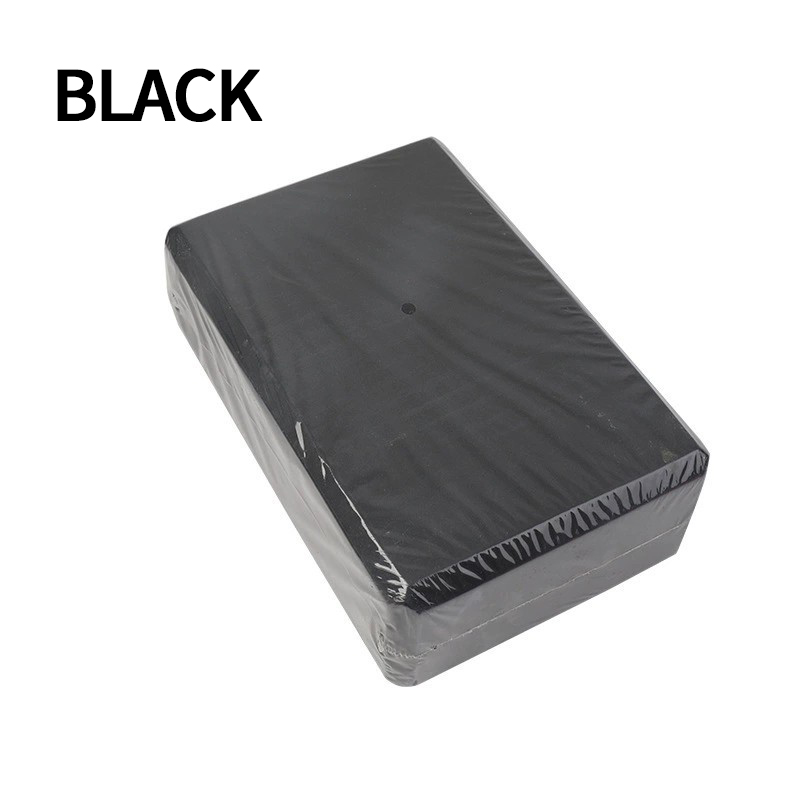 Bloques de construcción de Yoga, cubos, ladrillos de Pilates, esteras de refuerzo, suministros deportivos, equipo de ejercicio en casa, Fitness Eva, 1 ud.: Negro