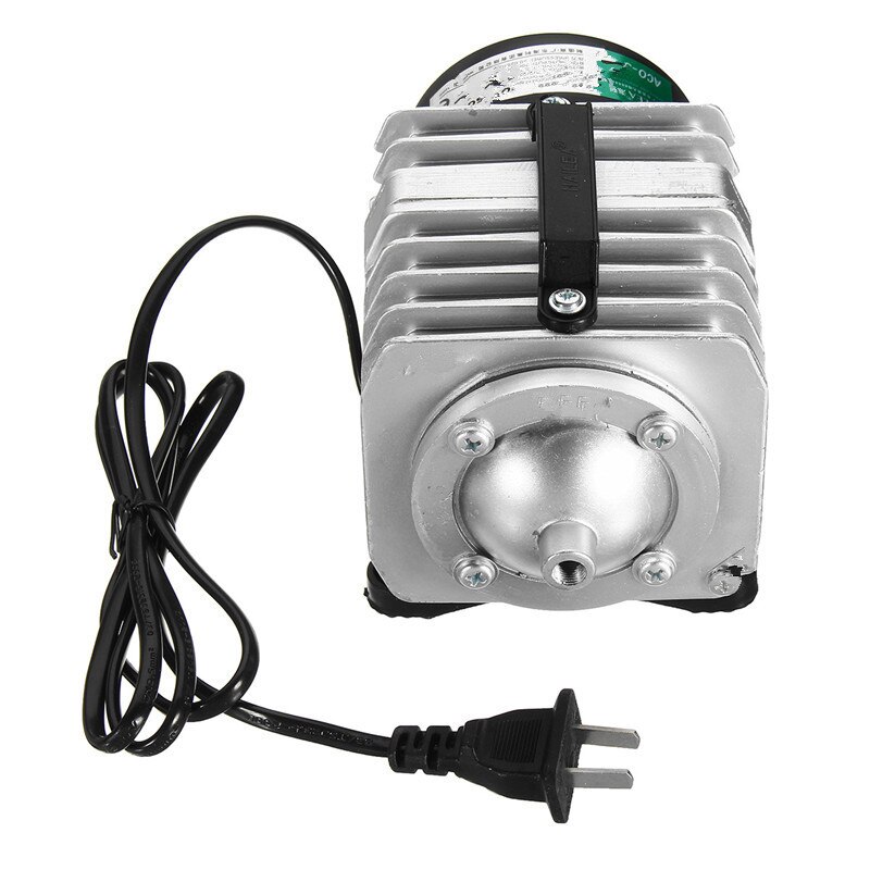 45W 220V 70L/min Electromagnetic Air Compressor Pump Oxygen Aquarium Fish Pond Compressor Hydroponic Air Aerator Pump ACO-318