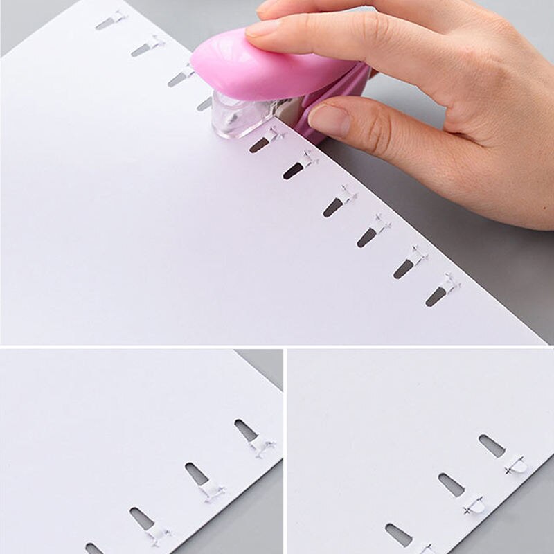 No Nails No Staples Stapling Machine Mini Cute Book Stapleless Stapler Paper Stapling Stapler Without Staple Stapler Free