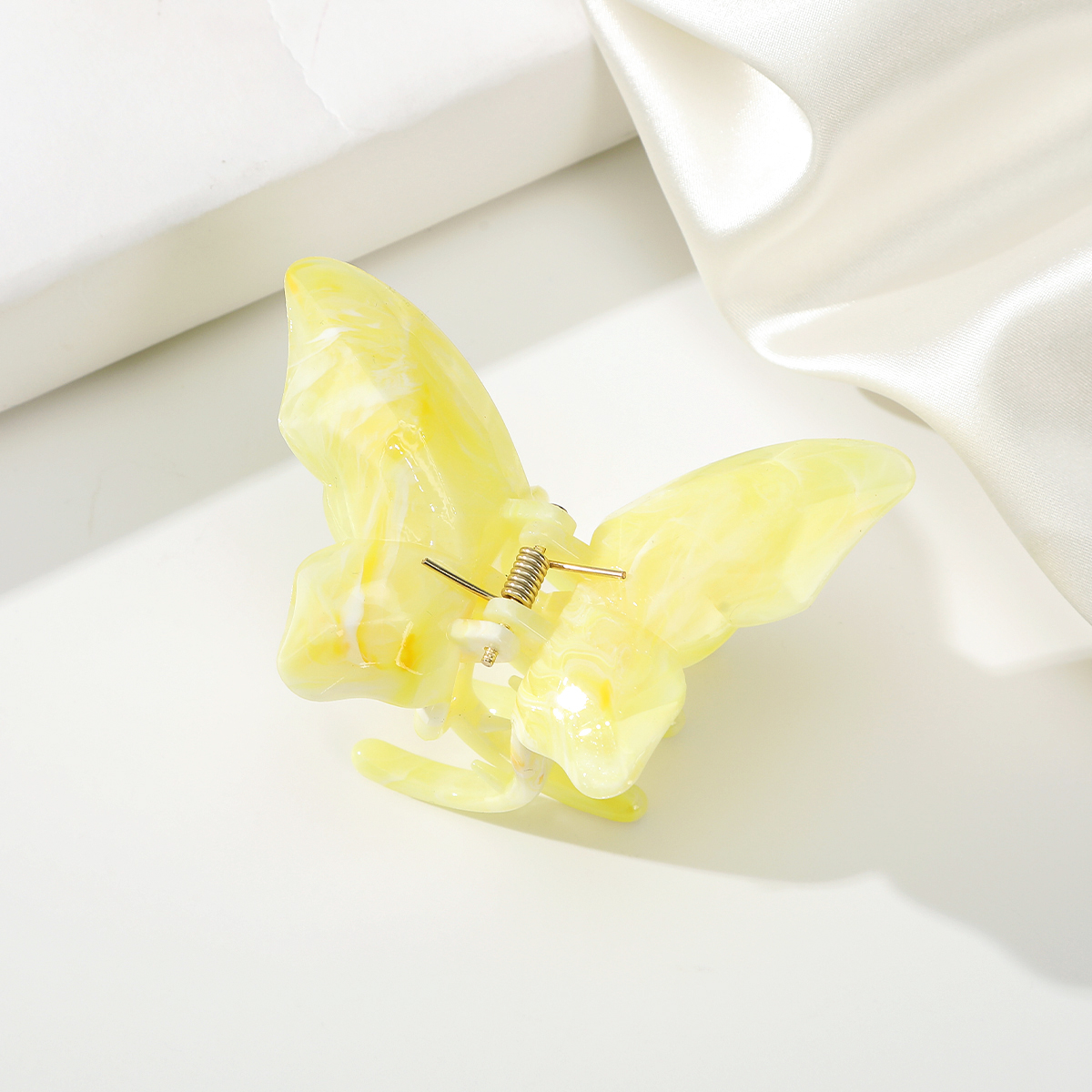 Nueva pinza para el pelo de mariposa de Hada, Clip de cangrejo de Color caramelo, Clip de tiburón de princesa dulce de verano para mujer y niña, horquilla, accesorios para el cabello