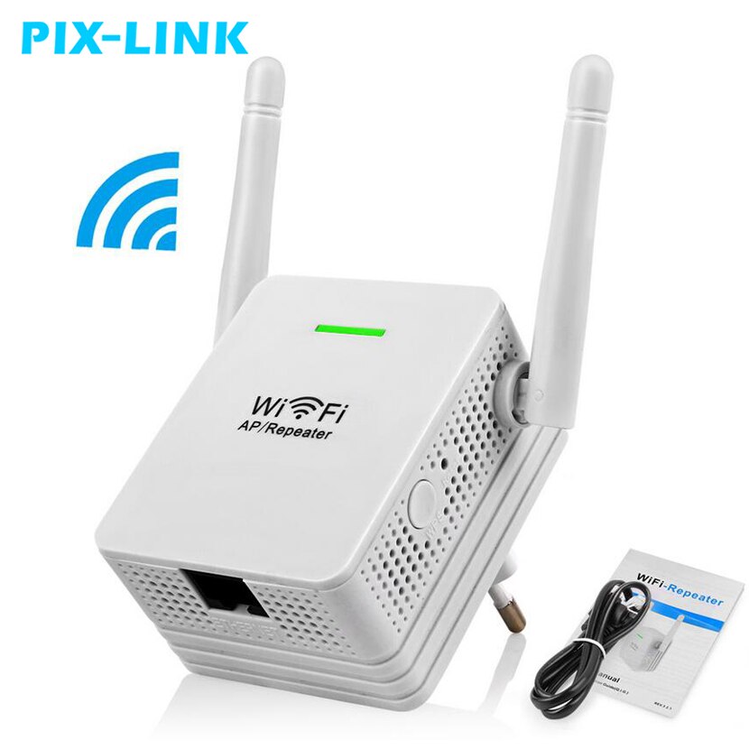 PIXLINK – Mini routeur/répéteur Wifi sans fil intelligent, Transmission à grande vitesse de 300M, AP, prise d'extension de la portée du Signal