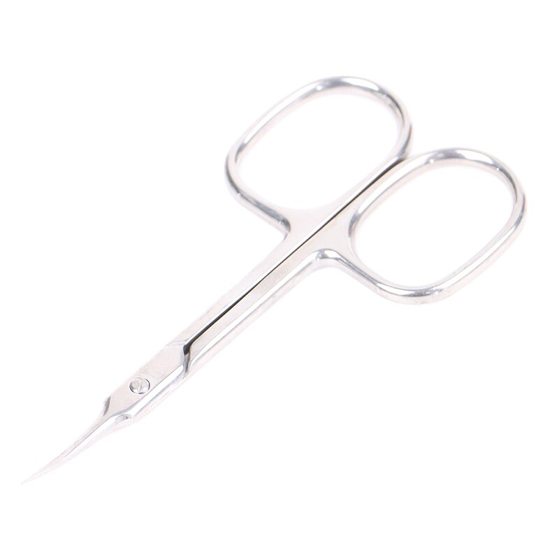 Stainless Steel Curved Tip Thin Blade Cuticle Scissors Nail Clippers Trimmer Dead Skin Remover Manicure Tools