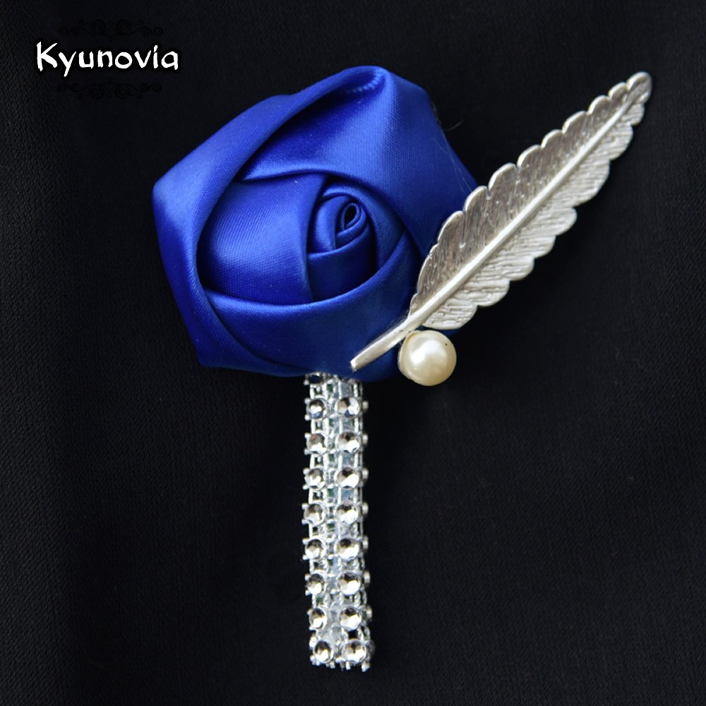 Kyunovia Blume Revers Pin Mens Hochzeit Blume Im Knopfloch Handgemachte Hochzeit Brosche Blume Im Knopfloch Knopfloch Grooms Boutonnieres FE55