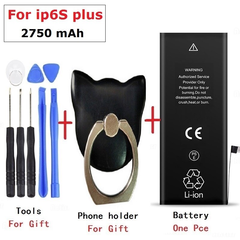 Original Kapazität Telefon Batterie Für iPhone 3gs 4 4s 5 5g 5c 5s 6 6g 6Plus 6s 6s Plus 7 7g 7 Plus 8 8 Plus Ersatz Batterien: for ip 6sP