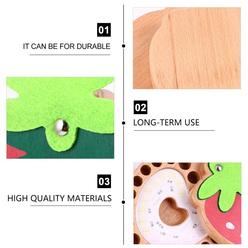 1Pc Deciduous Tooth Holder Baby Tooth Holder Deciduous Tooth Box Baby Teeth Storage Box for Tooth Baby Storing