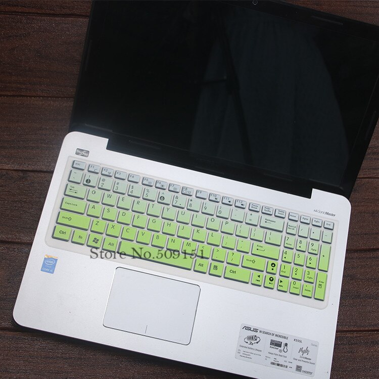 17 inch Laptop keyboard Cover Protector For Asus ROG Strix GL702VS GL702vm Gl702vi gl702zc GL702VT GL702 GL502VS 17.3&quot;: GradualGreen