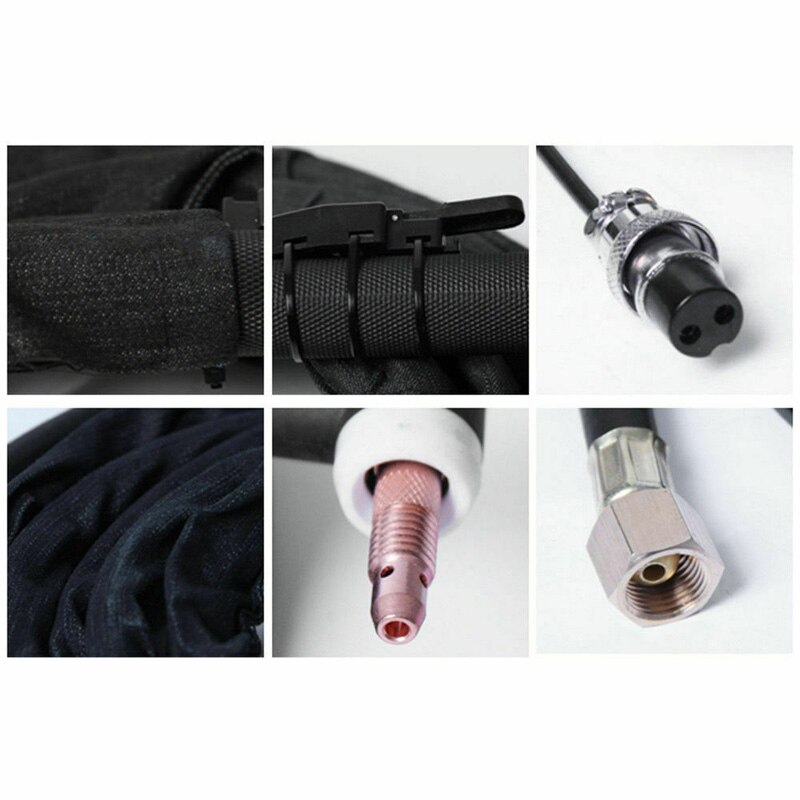 3 meter TIG Torch kit CNC Metalworking Equipment Gas lens Air-Cooled Boy Flexible Welding Set