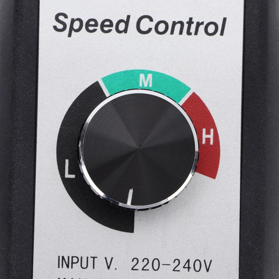 Trinnløs motorhastighetsregulator universell kanalvifte regulatorbryter mørkere elektrisk hastighetsregulator eu støpsel 230v