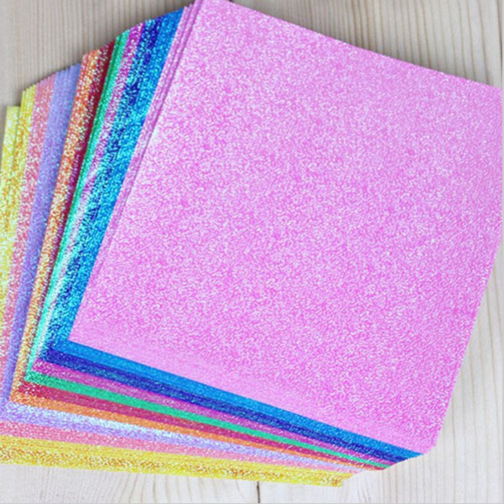 50Pcs Vierkante Origami Glitter Papers Art Metal Stansmessen Stencils Voor Scrapbooking Album Card Embossing Diy Ambachtelijke Papier