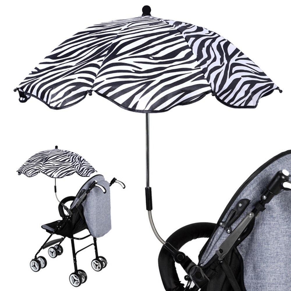 Justerbare foldbare børn baby parasol parasol klapvogn skygge baldakin covers barnevogn tilbehør solbeskyttelse paraply: B