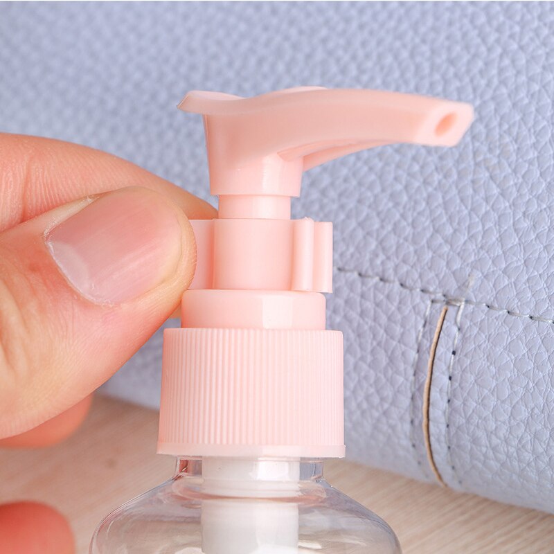 Kosmetyczka 7 sztuk/zestaw przenośny rozpylać wielokrotnego napełniania butelek zestaw plastikowy pojemnik na kosmetyki Dom podróż pusty rozpylać napełniania butelek etui