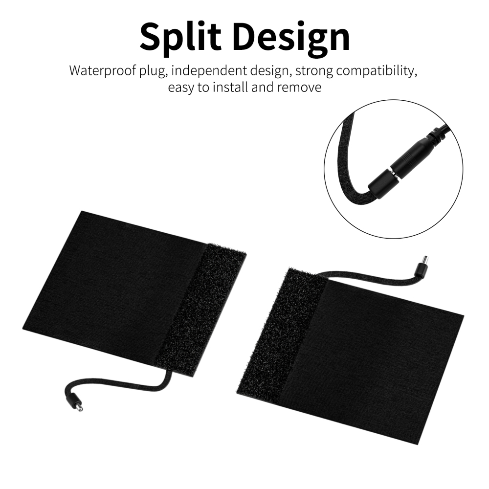 12V Quick Load/Unload Electric Heated Handlebar Grips Motorcycle Handle Heating Set Warmer Grip Cover for Bikers