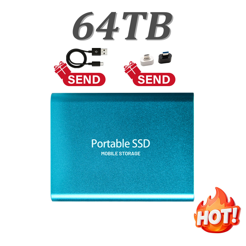 USB 3.1 portable solid-state drive 1TB external portable hard drive 2TBSSD 4TB high solid-state storage, suitable for la
