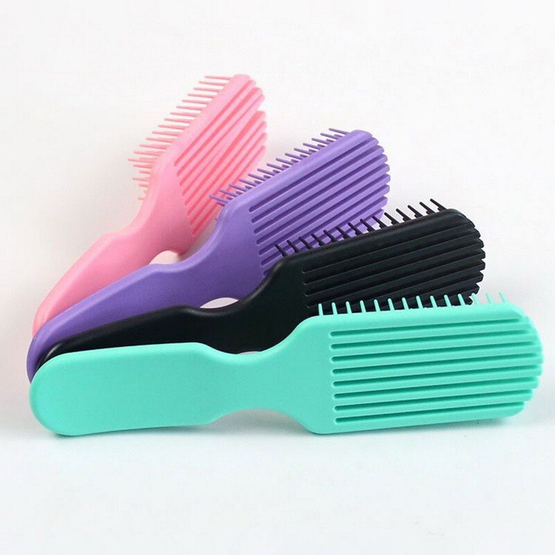 Hair Brush Detangling Brush Scalp Massager ABS Rubber Hair Comb Salon Detangler Hairbrush for Women Wet Curly Hair Styling Tools