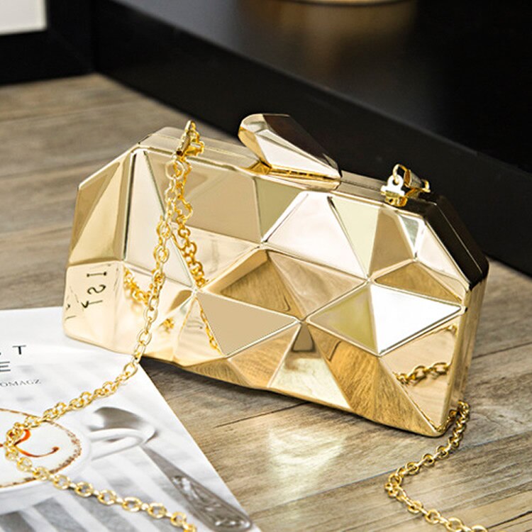 Gold Silber Kupplung Tasche Für Frauen Argyle Sack Haupt Femme Party Hochzeit Kupplungen Taschen Neue Damen Handtasche geldbörse: Gold