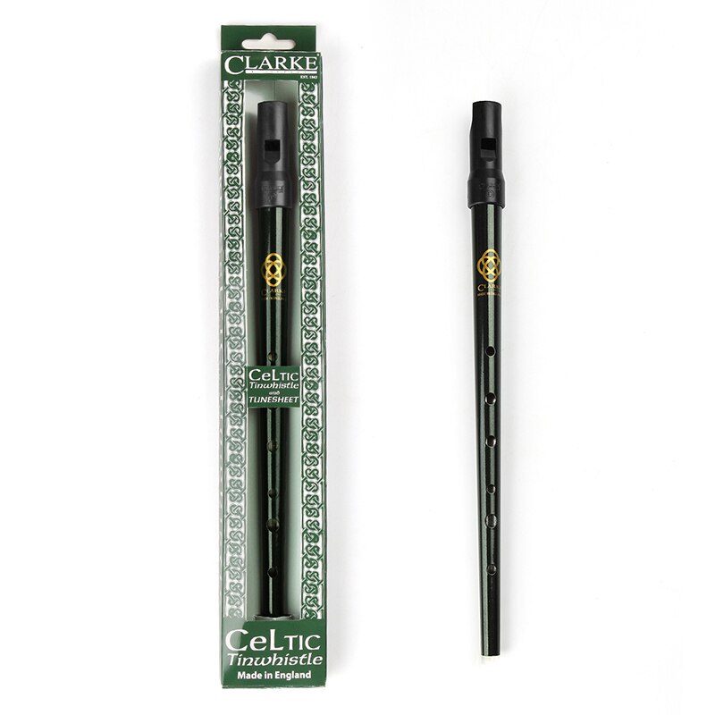 Traditionele Clarke Fluit Donkergroen D Sleutel Whistle Ierland Muziekinstrument Ierse Fluitje Fluit Houtblazers Instrument Fluit