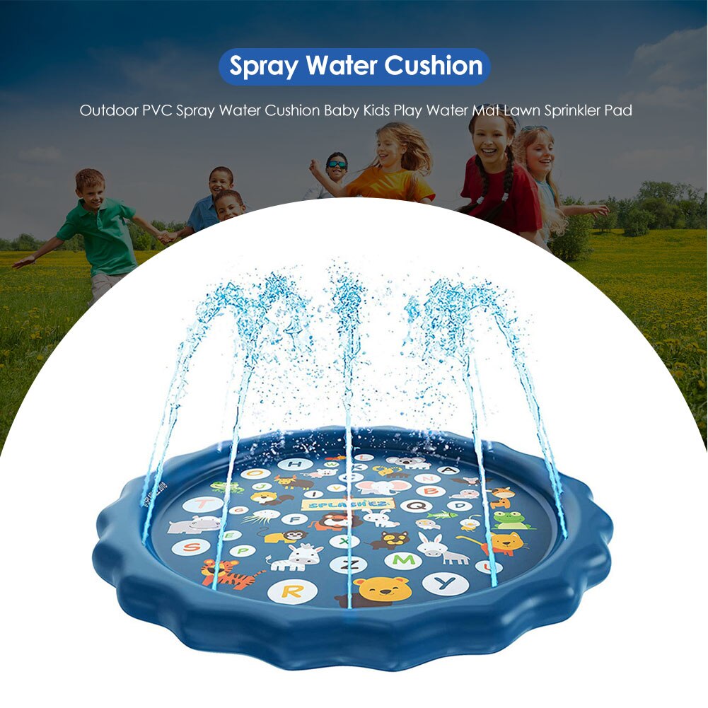 Zomer Outdoor Spray Water Kussen Pvc Opblaasbare Spray Water Speelgoed Voor Kinderen Spelen Water Mat Games Strand Gazon Sprinkler Pads