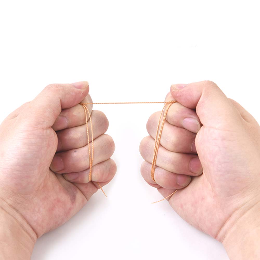Hilos de coser de 75m, hilo encerado de nailon resistente, para zapatos de reparación artesanal, negro/blanco/marrón