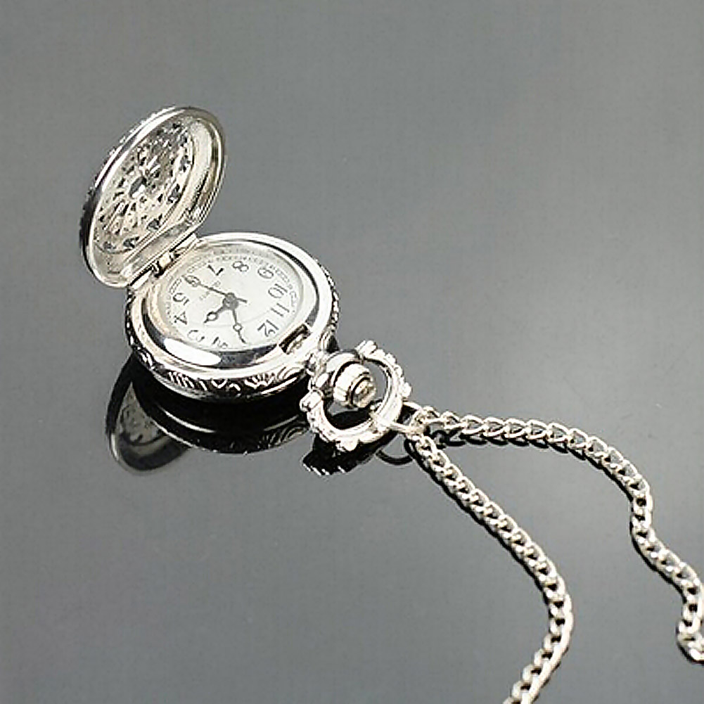 Retro Kleine Size Spinnenwebben Zakhorloge/Horloge Ketting Mode-sieraden Hanger Horloge Ketting Xin