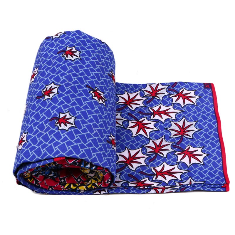 ghana afrikansk voksprint stoff tissu voks polyester voks ankara stoff