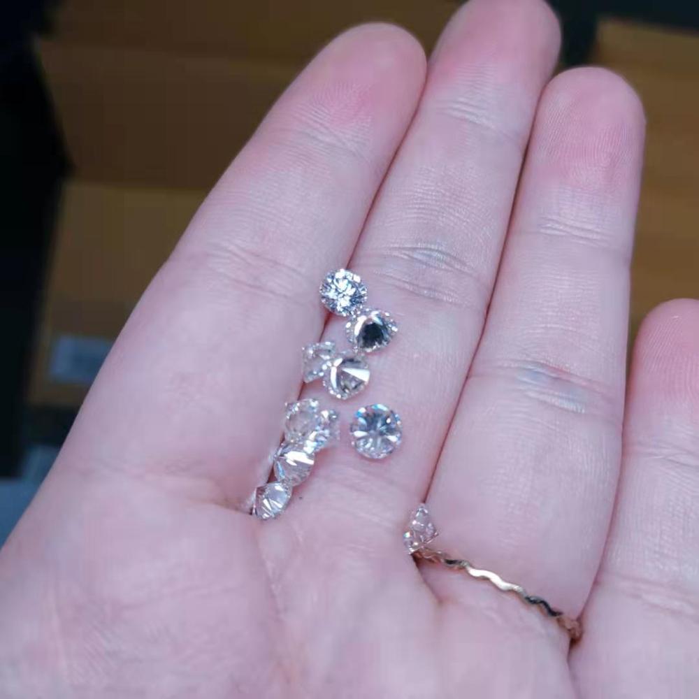 5 Tot 10.5Mm Moissanite 5A Moissanite Edelstenen, elk Met Gra Individuele Nummer Id 0.5ct Vvs D Kleur Wit Helder