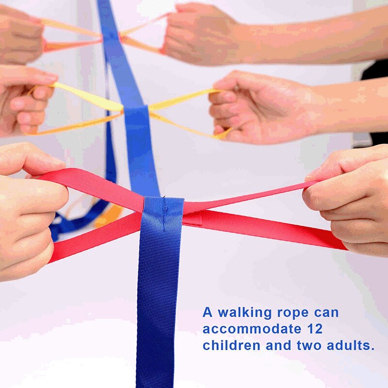 Anti Lost Baby Kids Child Safety Walking Rope Walking Rein 12 Children Daycare