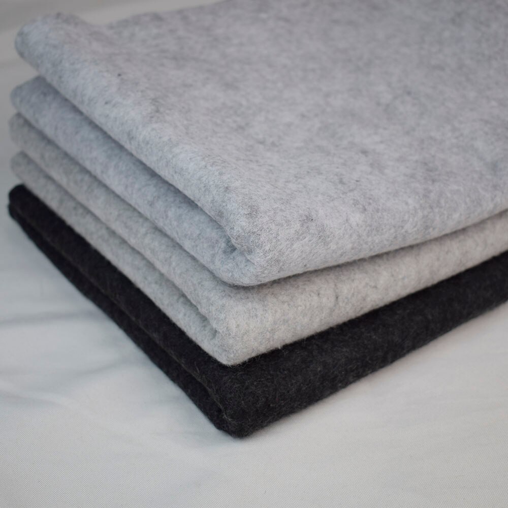90 x 91cm grå tjocka 1.4mm mjuka filttyg pyssel sy rutor nonwoven patchwork filttyg vid gården