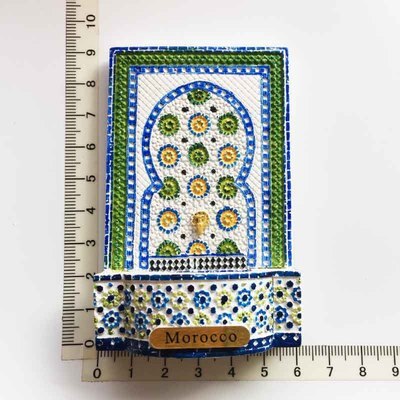 Imanes turísticos 3D para nevera, decoración de recuerdo, manualidades, manualidades, colección de , europa, marruecos: AMA21040008