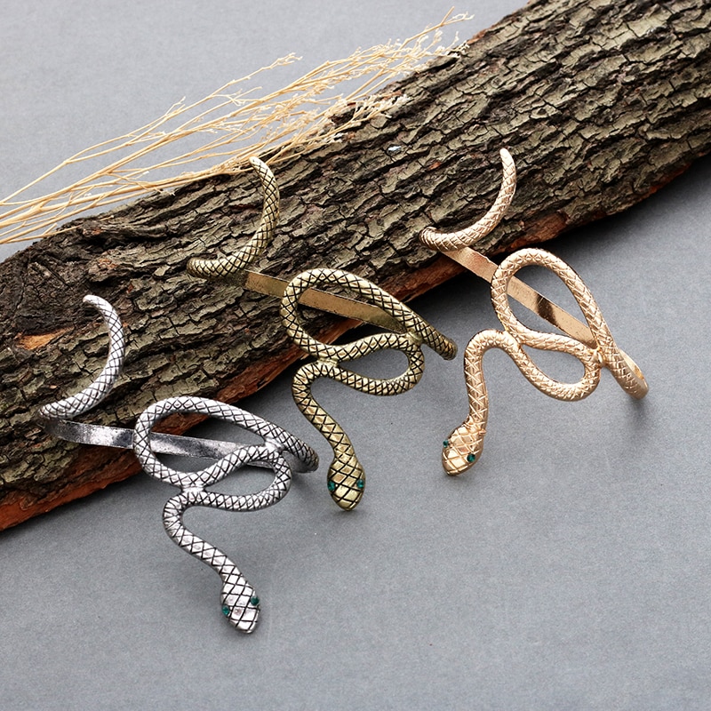 Personlighed til at gøre det gamle retro armbånd slange armbånd palme armbånd fabrik direkte bijoux femme slangekæde