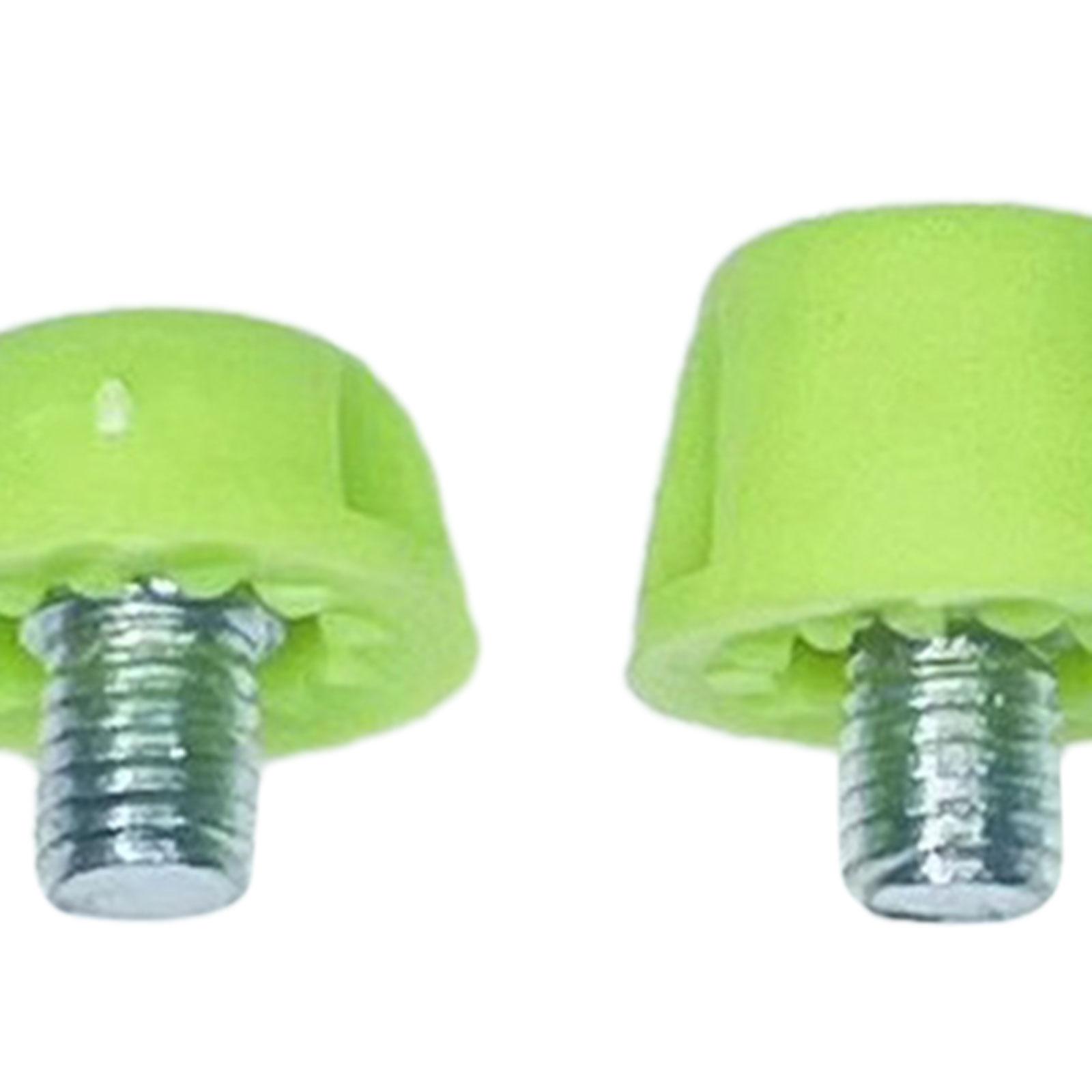 12x fodboldstøvleknopper nylon skrue-i universal  m5 spor sko tilbehør til indendørs udendørs sport atletisk sneakers træning