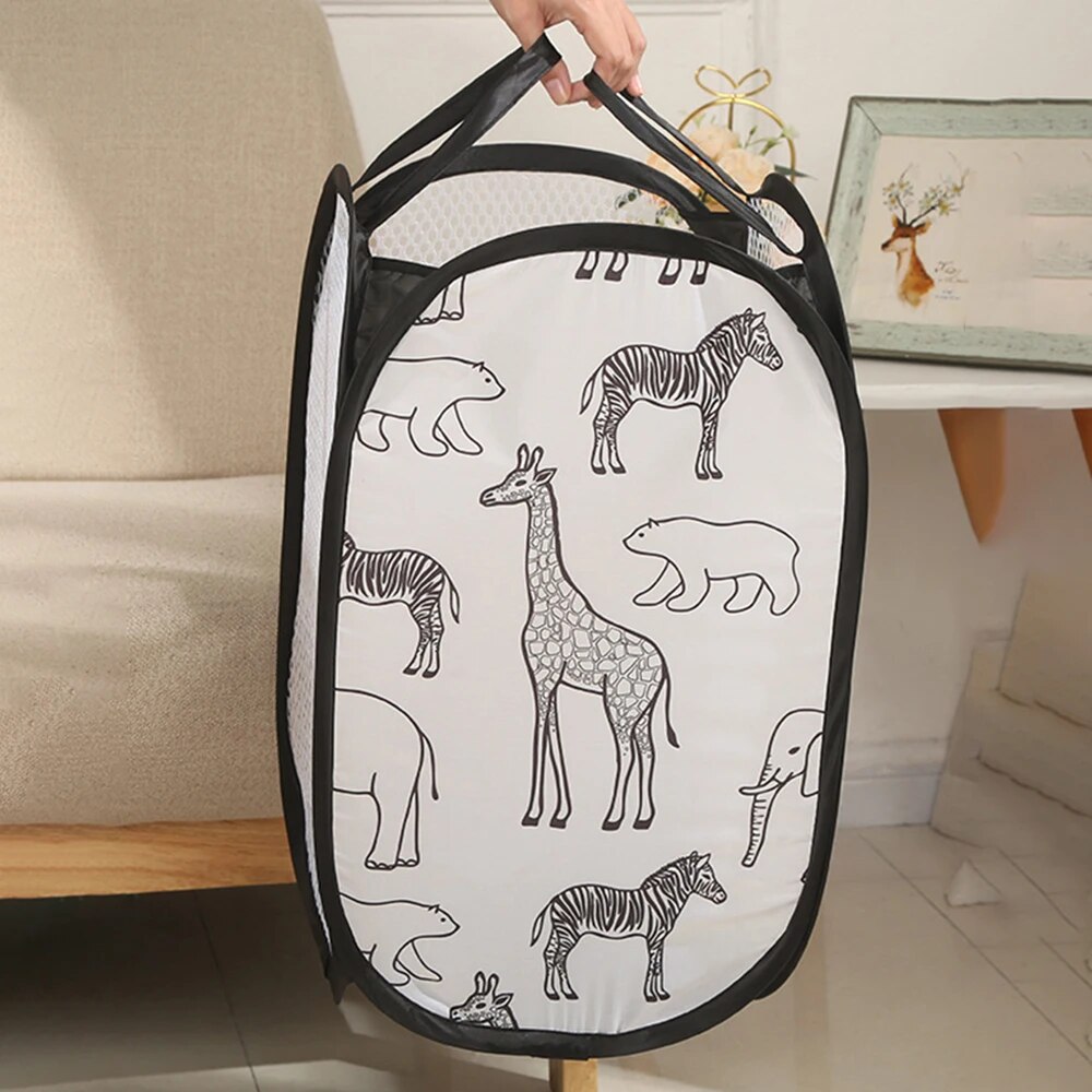 Opbergmand Wasmand Thuis Vuile Kleren Mand Organiseren Opbergmand Badkamer Vuile Kleren Opbergmand